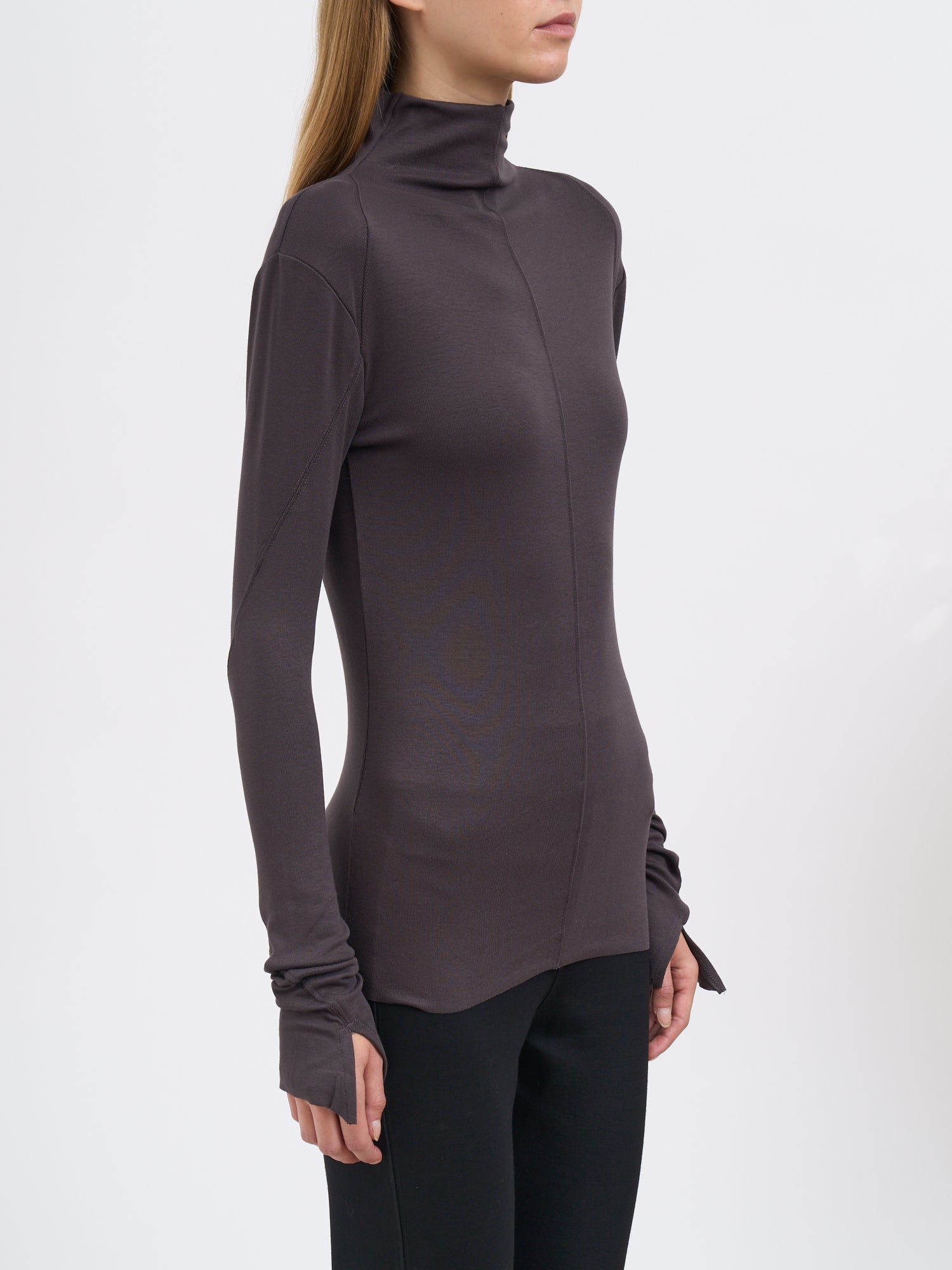 THOM KROM High Neck Viscose Sweater - Slim Fit