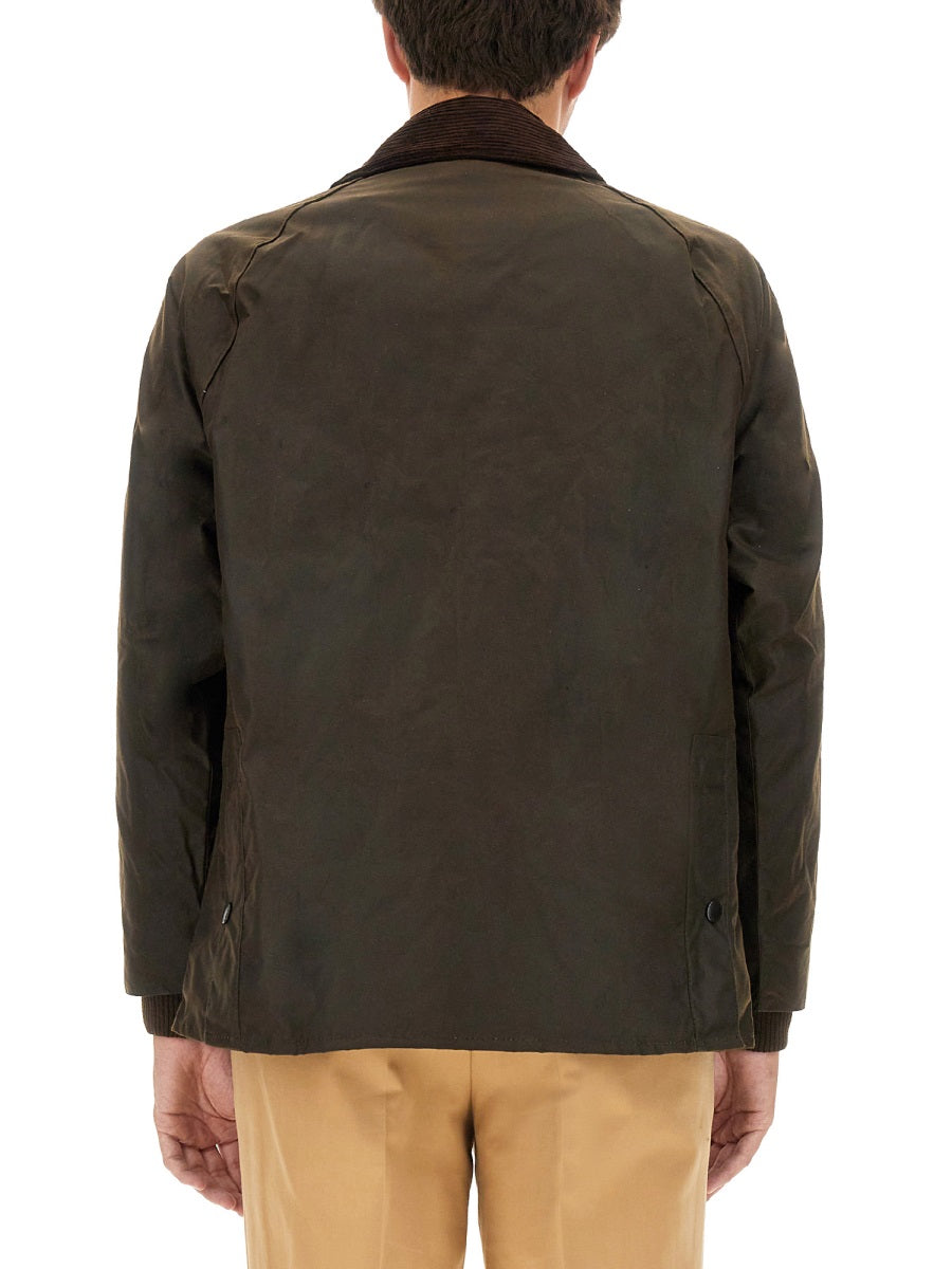BARBOUR Regular Fit Waxed Cotton Jacket - Size 40