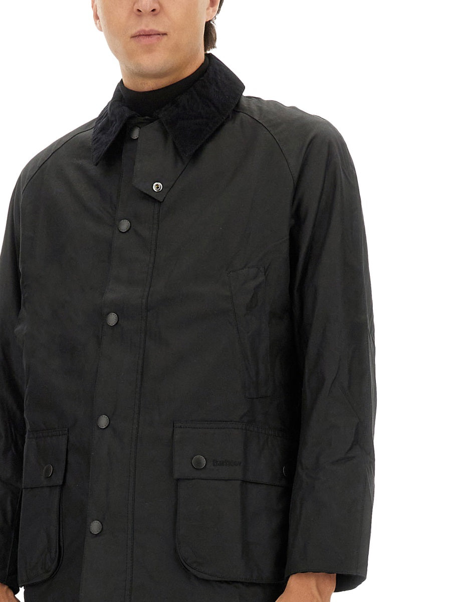 BARBOUR Men's Waxed Cotton Sports Jacket