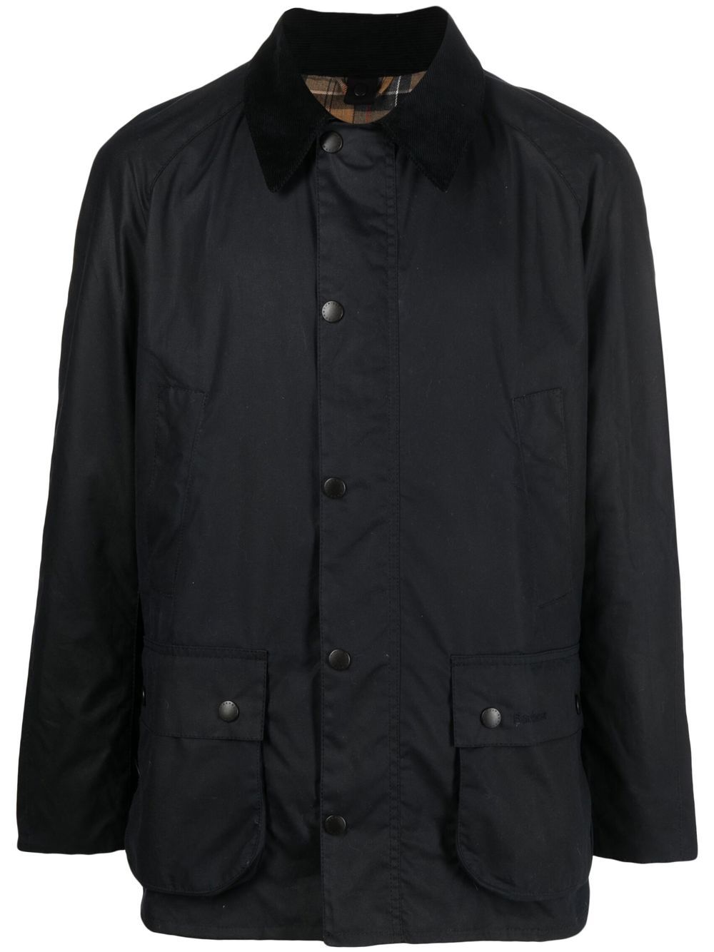 BARBOUR Men's Regular Fit Waxed Cotton Jacket - Size L