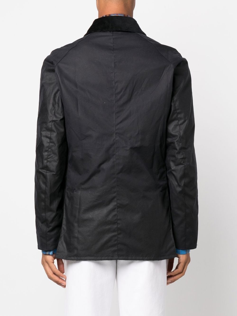 BARBOUR Men's Regular Fit Waxed Cotton Jacket - Size L