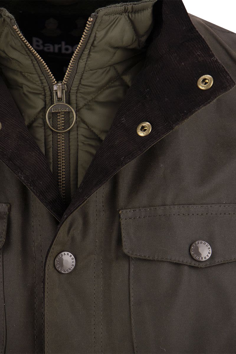 BARBOUR Rugged Utility Waxed Jacket for Men