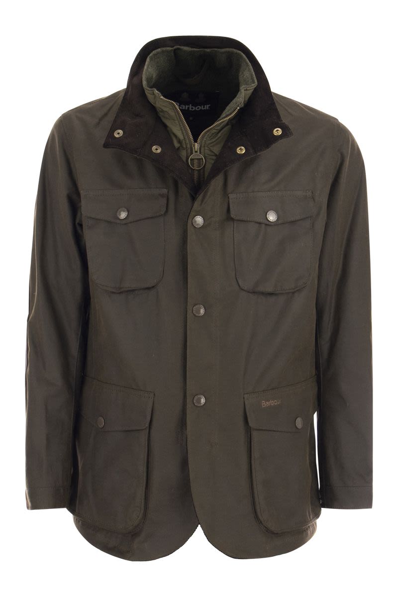BARBOUR Rugged Utility Waxed Jacket for Men