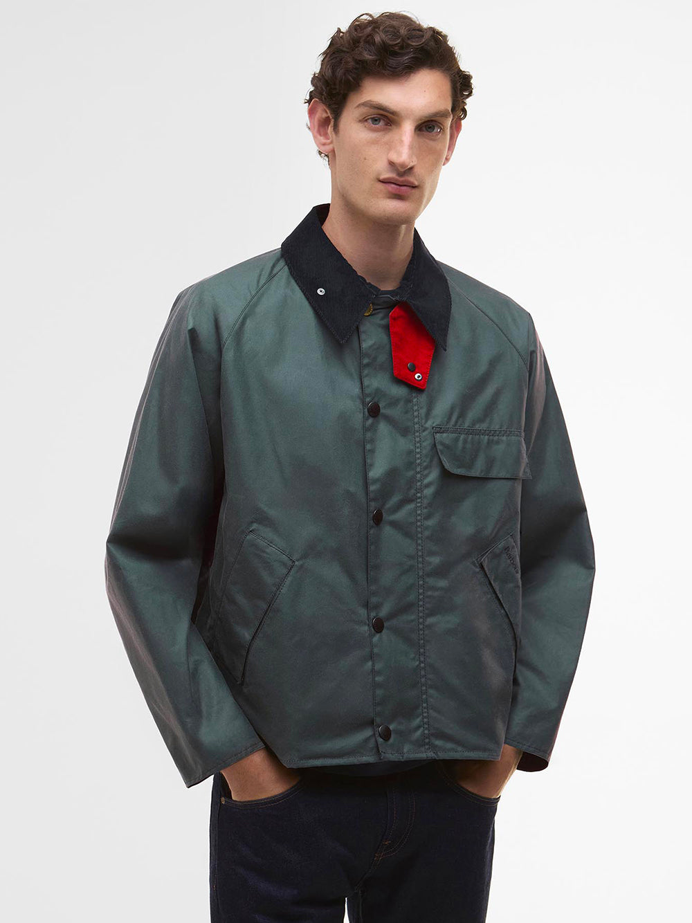 PAUL SMITH LOVES BARBOUR Men's Transport Waxed Jacket