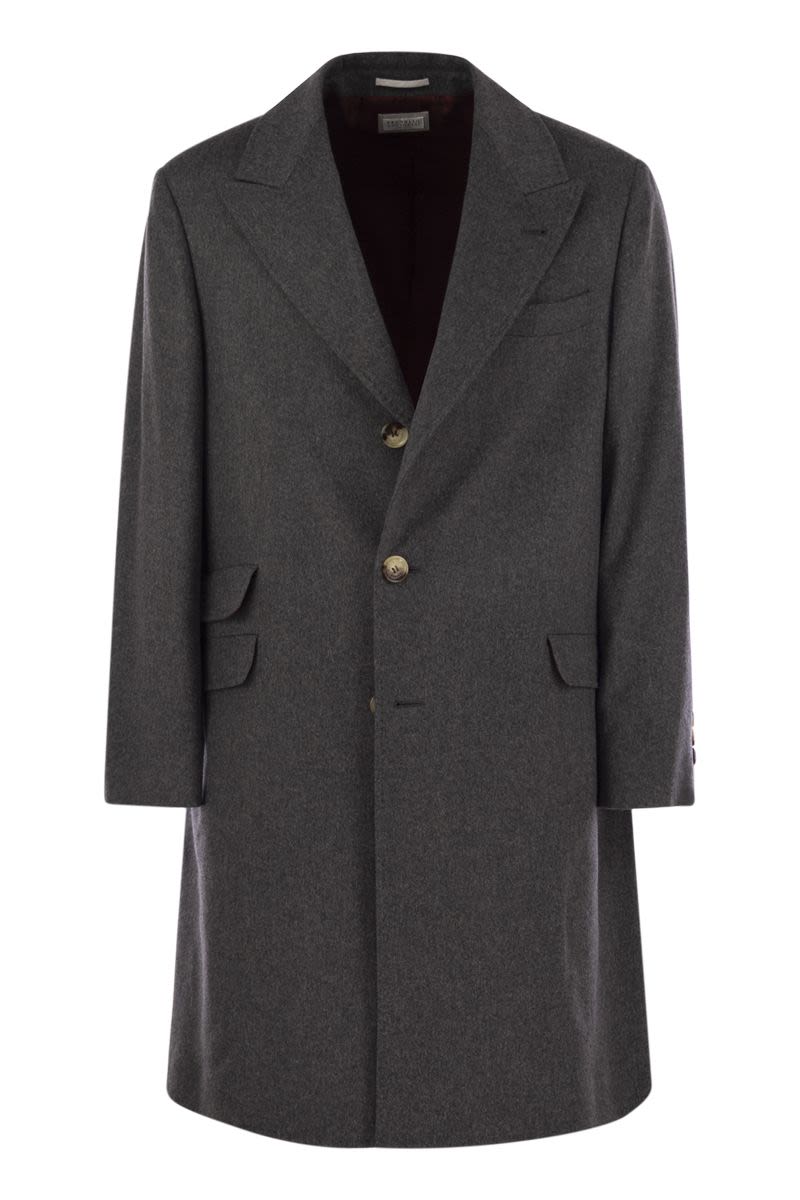 BRUNELLO CUCINELLI Sophisticated Wool and Cashmere Jacket for Men
