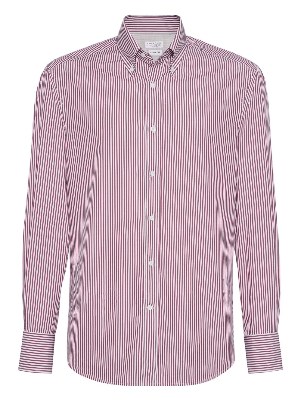BRUNELLO CUCINELLI Striped Cotton Shirt for Men