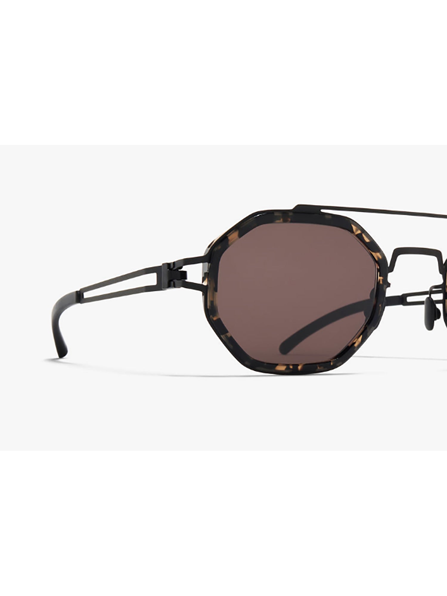 MYKITA Sleek Metal Sunglasses with 145mm Temples