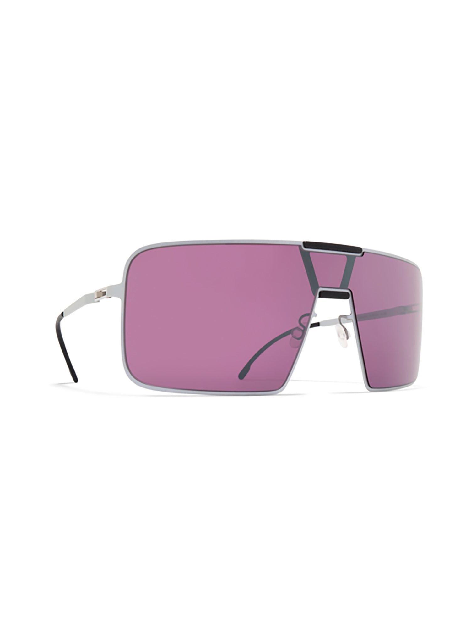 MYKITA Sleek Aluminum Sunglasses with 125mm Temple Size