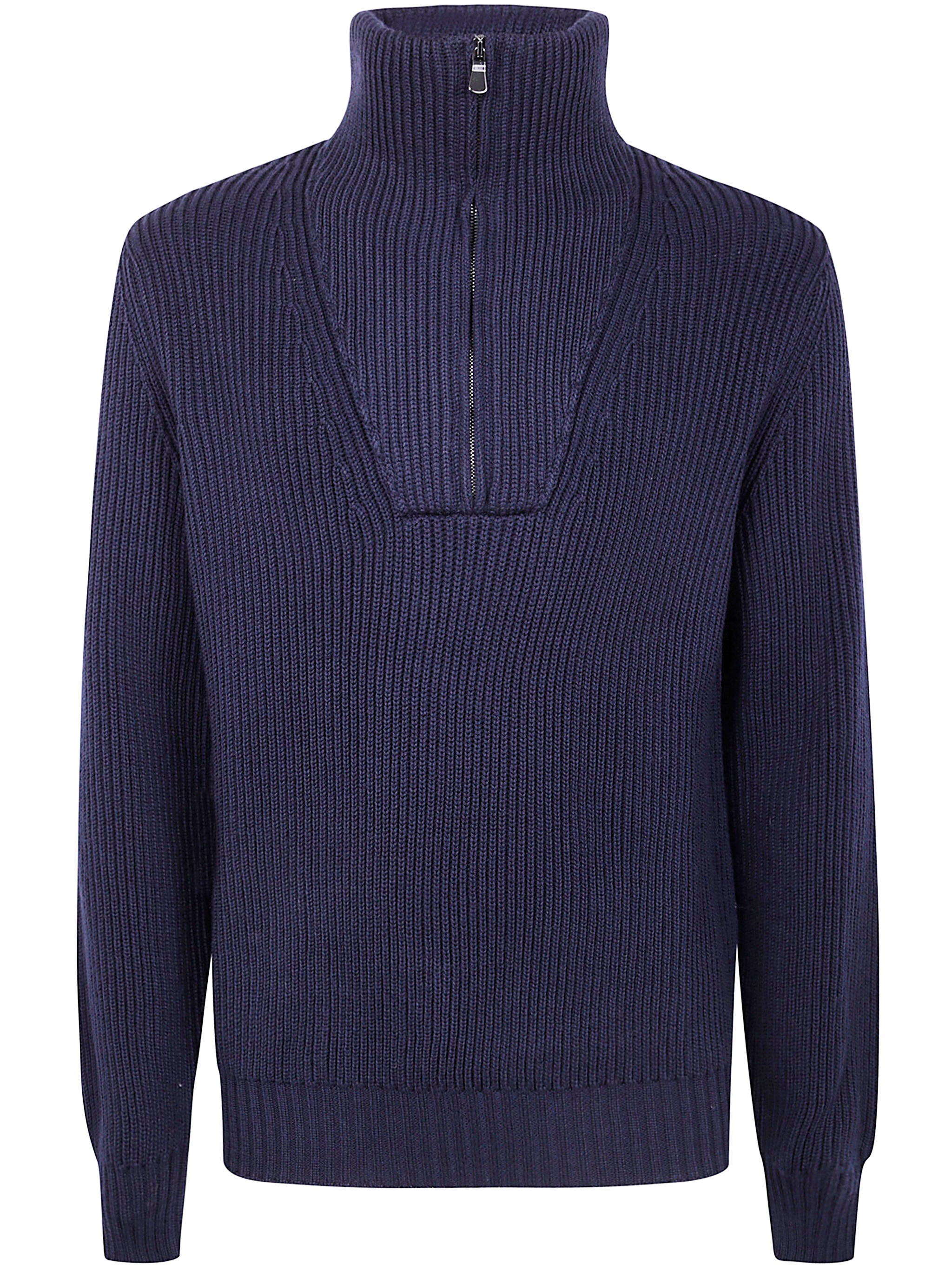 FILIPPO DE LAURENTIIS Men's Half Zip Sweater