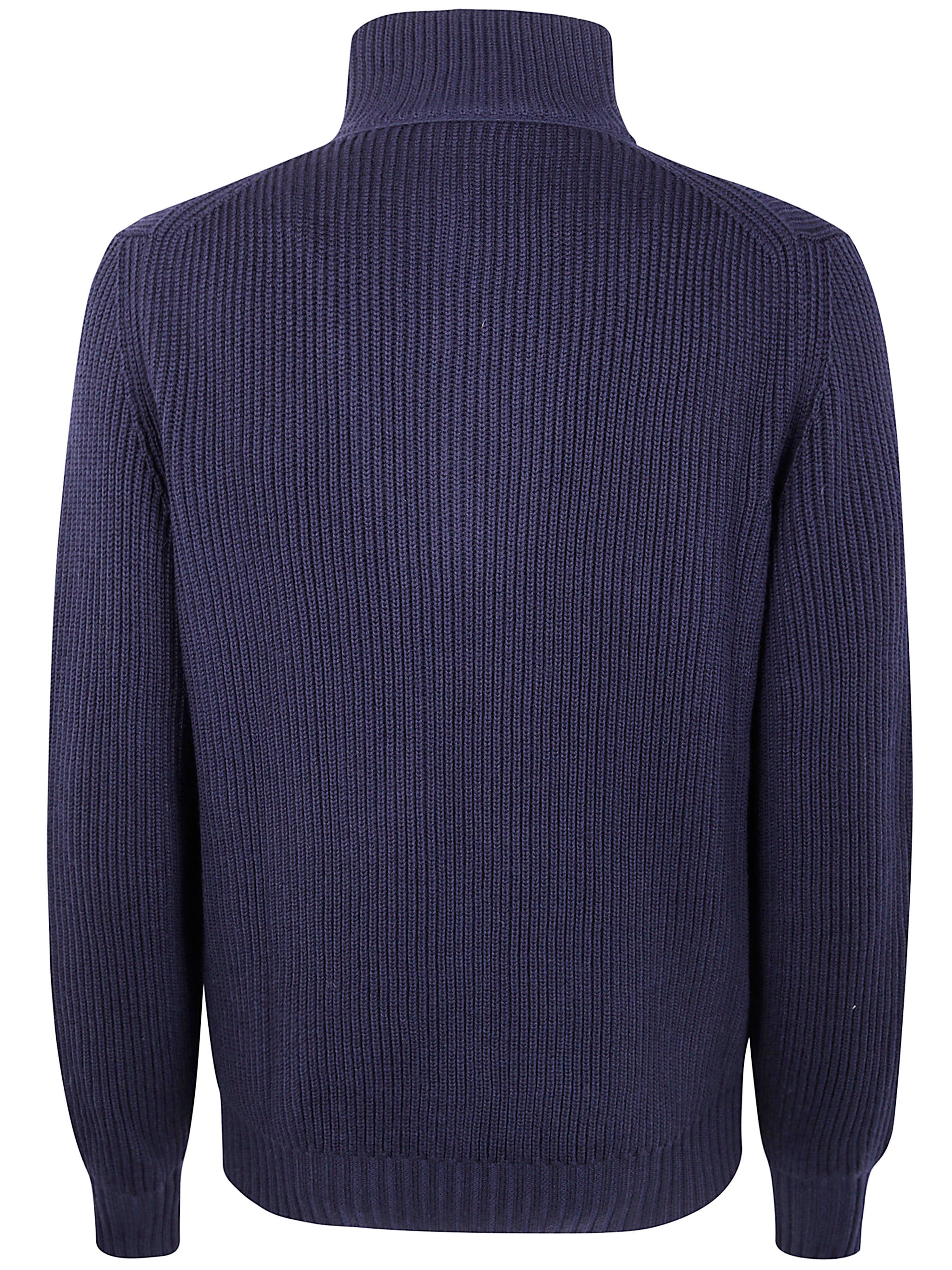 FILIPPO DE LAURENTIIS Men's Half Zip Sweater