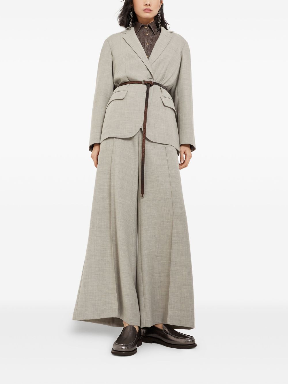 BRUNELLO CUCINELLI Elegant Leather Loafers for Women