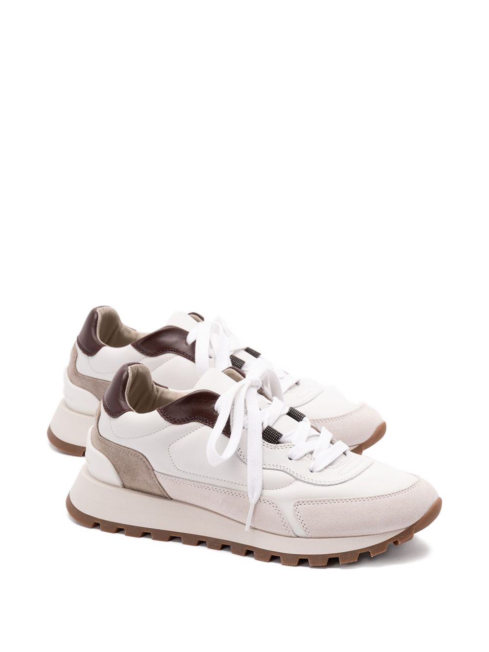 BRUNELLO CUCINELLI Leather Lace-Up Sneakers for Women