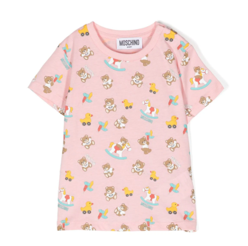 MOSCHINO KIDS Mini Cotton T-Shirts and Polos for Girls
