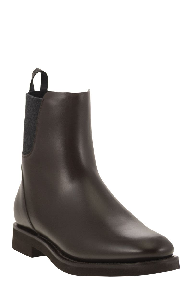 BRUNELLO CUCINELLI Women’s Elegant Cashmere Ankle Boots