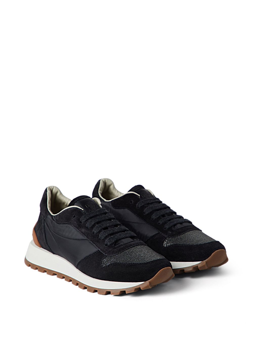 BRUNELLO CUCINELLI Leather Lace-Up Sneakers