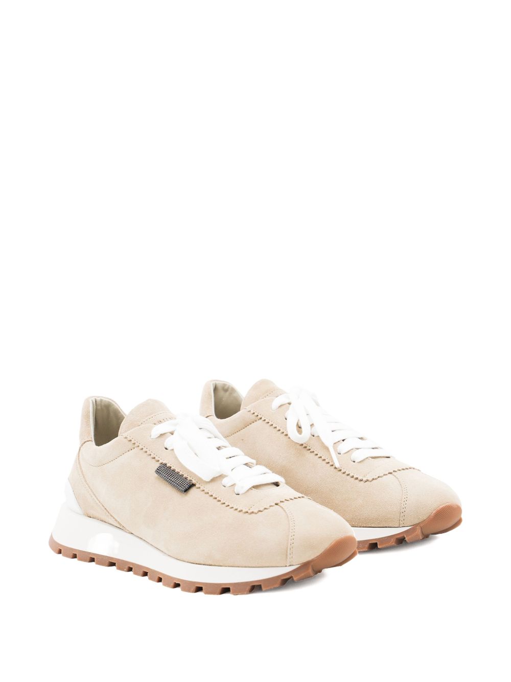 BRUNELLO CUCINELLI Lace-Up Rubber Sole Sandals for Women