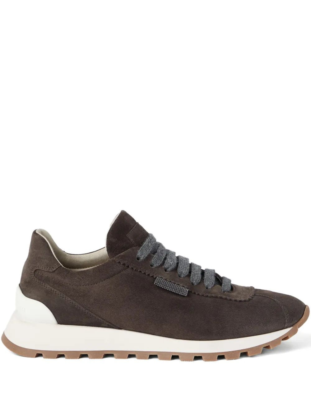 BRUNELLO CUCINELLI Suede Athletic Sneakers for Women - FW25