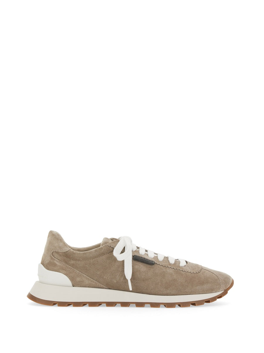 BRUNELLO CUCINELLI Comfort Leather Sneakers for Women