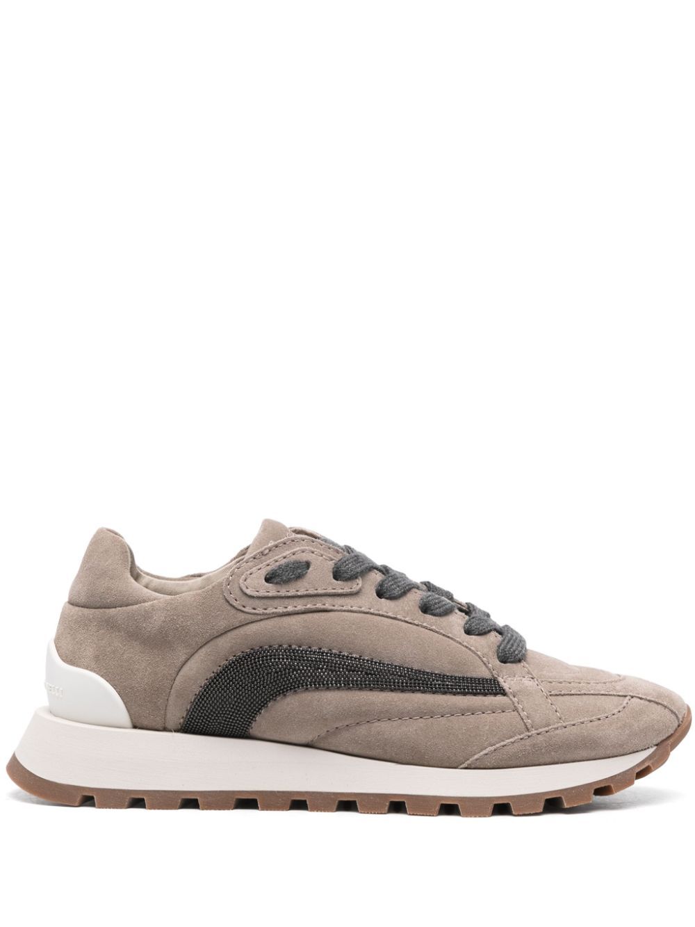 BRUNELLO CUCINELLI Elegant Women's Leather Sneakers