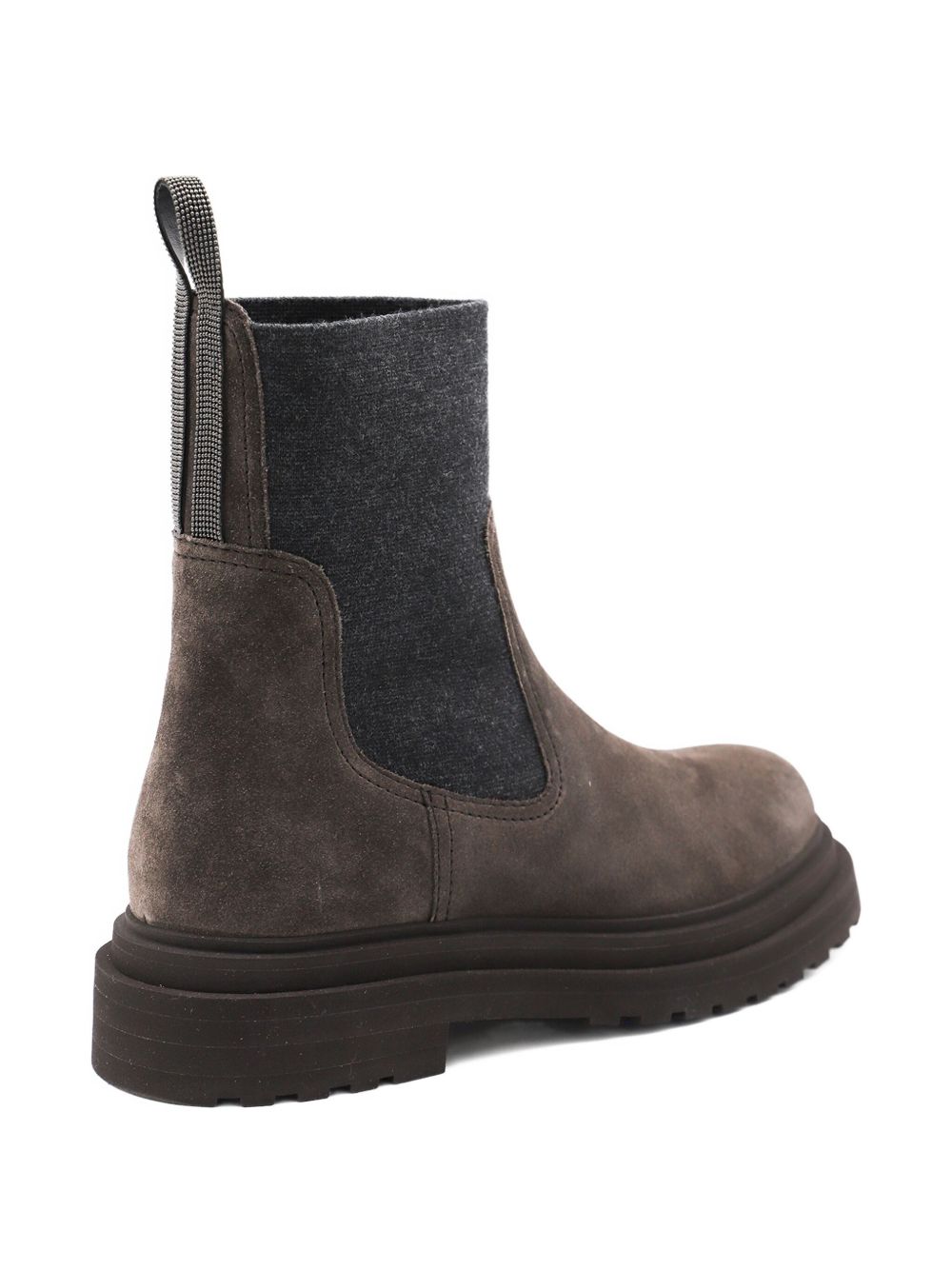 BRUNELLO CUCINELLI Suede Leather Chelsea Boots for Women