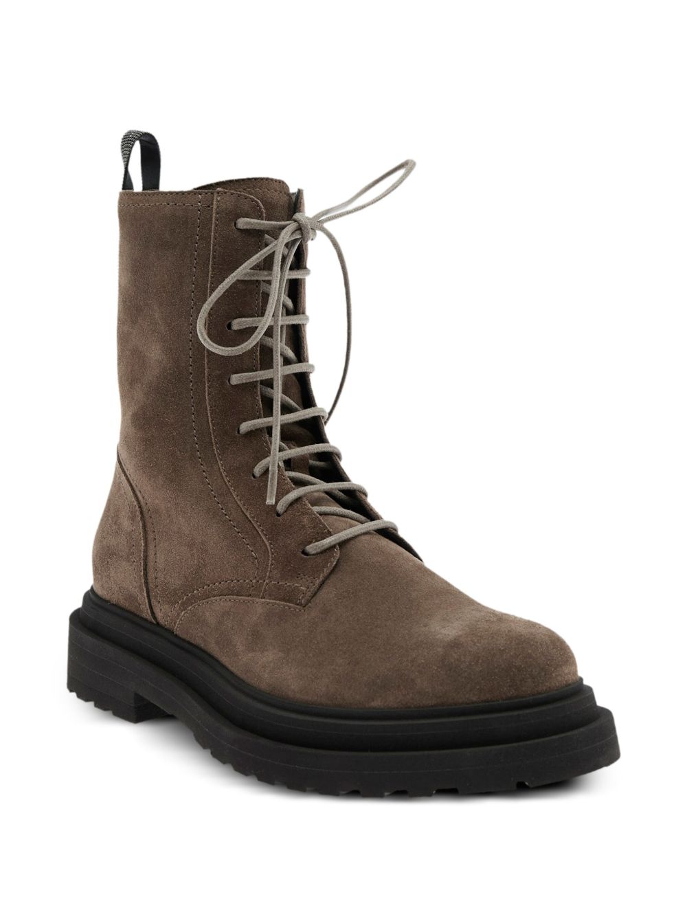 BRUNELLO CUCINELLI Suede Combat Boot for Women