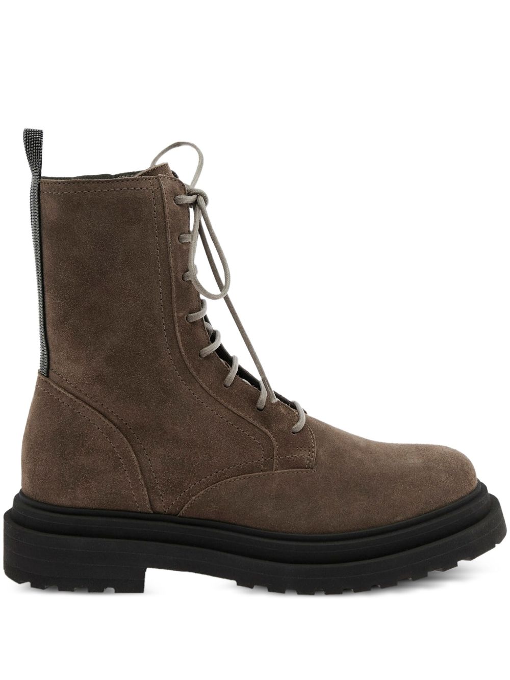 BRUNELLO CUCINELLI Suede Combat Boot for Women