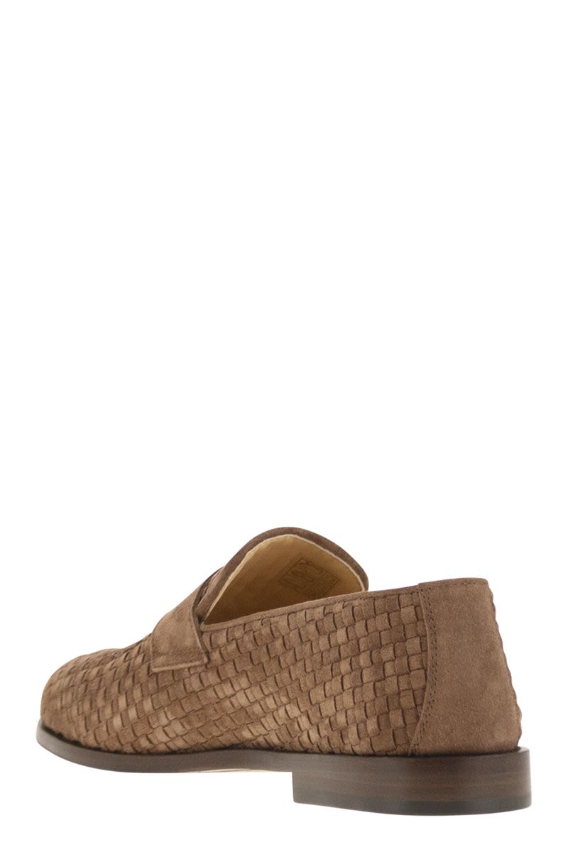 BRUNELLO CUCINELLI Interwoven Loafers for Men - SS25 Collection