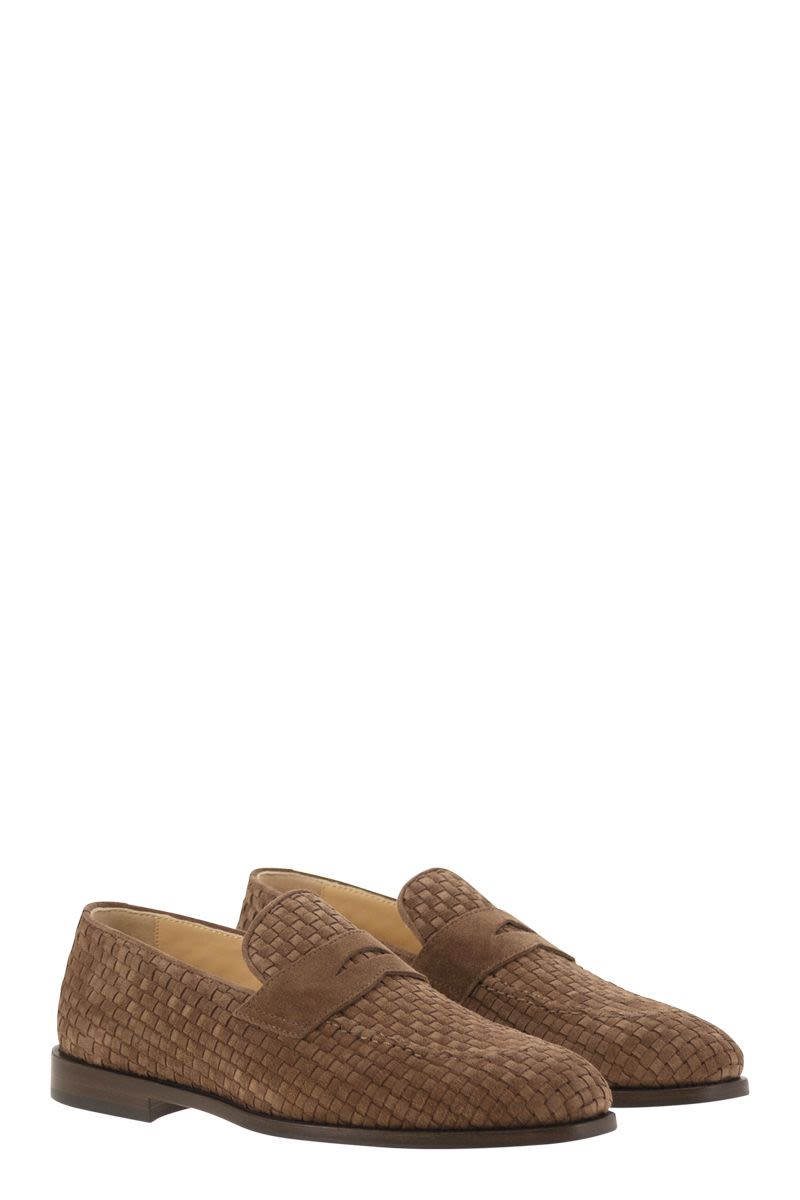 BRUNELLO CUCINELLI Interwoven Loafers for Men - SS25 Collection