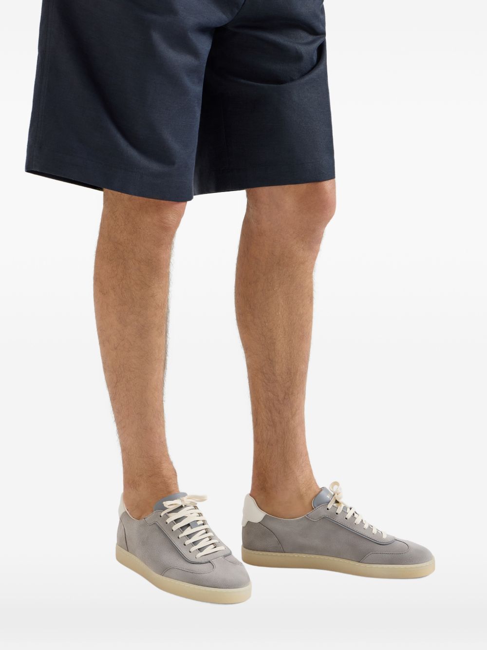 BRUNELLO CUCINELLI Men's Leather Lace-Up Sneakers