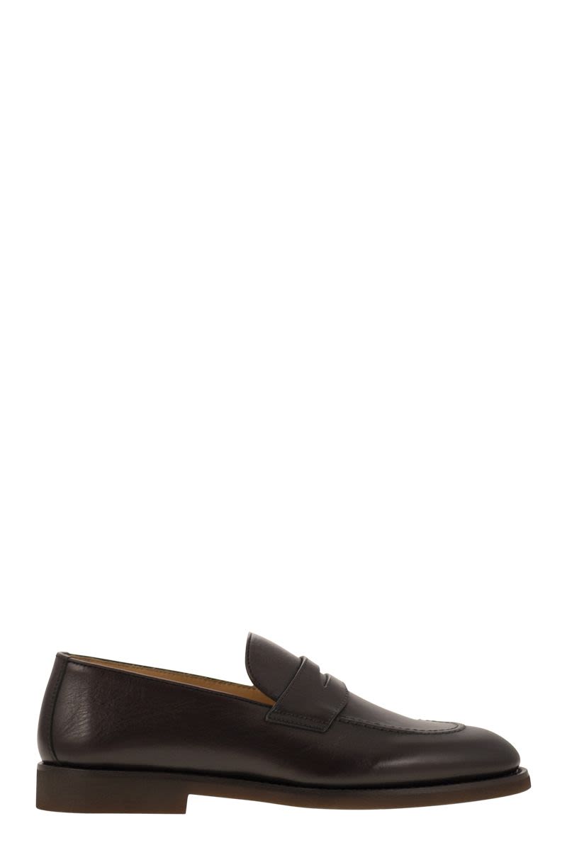 BRUNELLO CUCINELLI Calfskin Penny Loafer - Men's - FW25