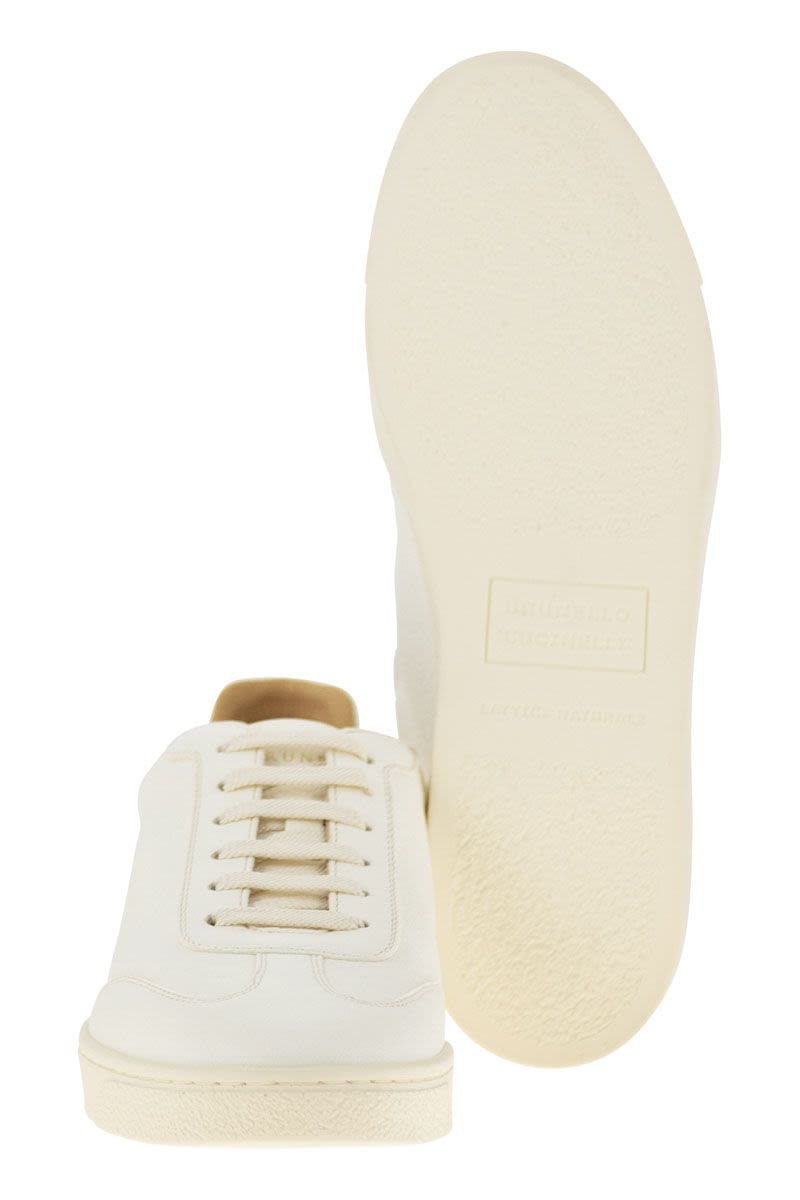 BRUNELLO CUCINELLI Men's Deerskin Trainers with Latex Sole