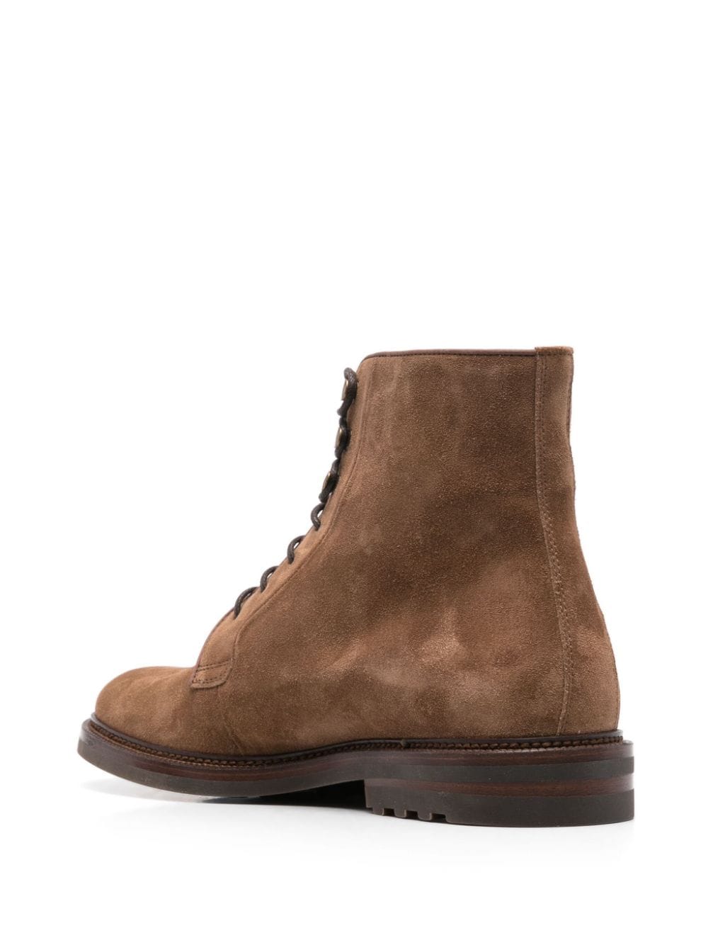 BRUNELLO CUCINELLI Suede Lace-Up Boot - Timeless Style for Men