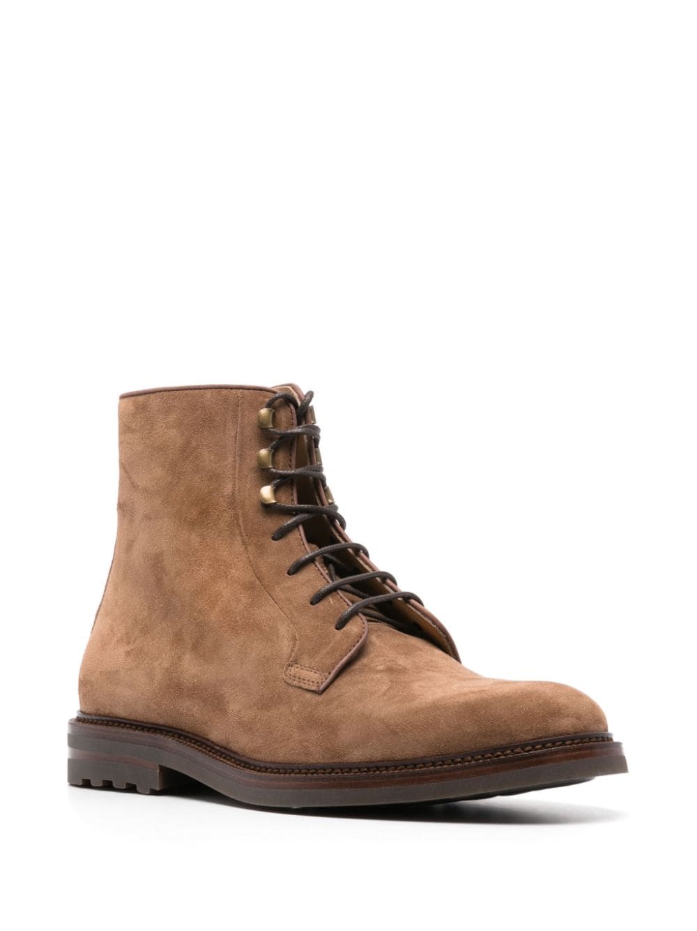 BRUNELLO CUCINELLI Suede Lace-Up Boot - Timeless Style for Men