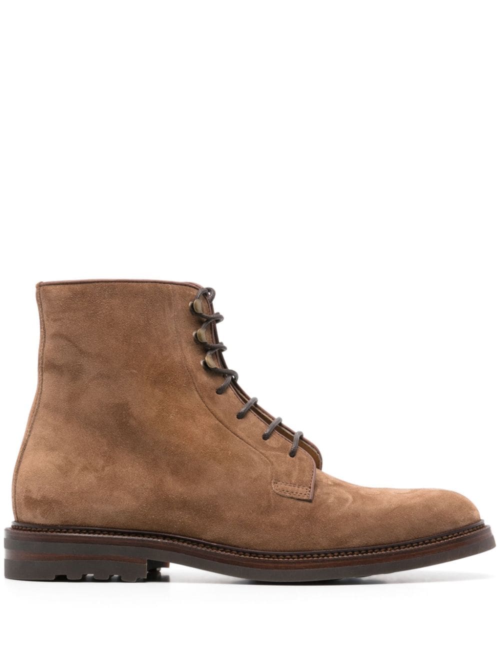 BRUNELLO CUCINELLI Suede Lace-Up Boot - Timeless Style for Men