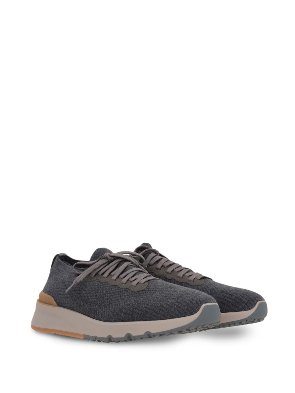 BRUNELLO CUCINELLI Wool Sneakers for Men - FW25 Collection