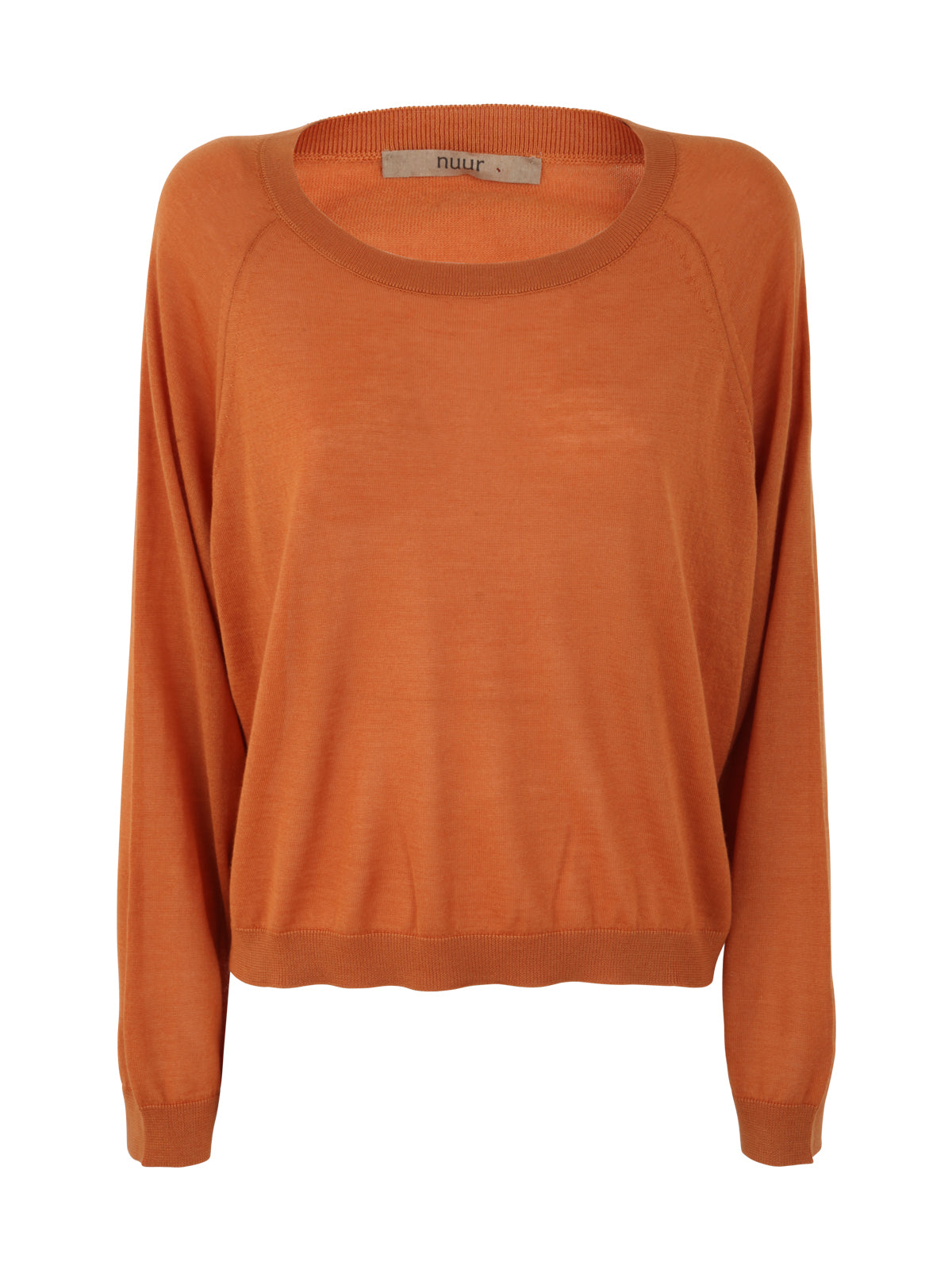 NUUR Wide Boxy Round Neck Pullover