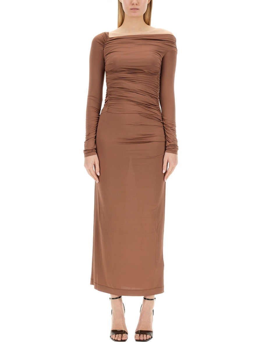 HELMUT LANG Slim Fit Midi Dress - Size S