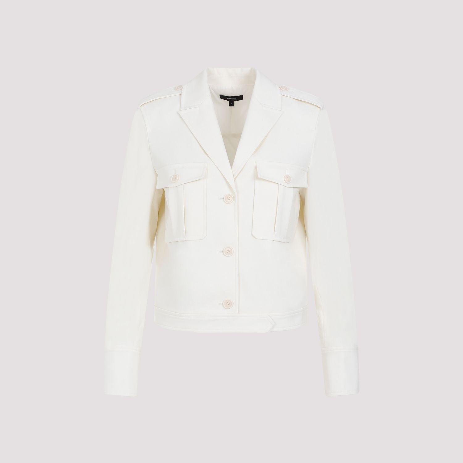 THEORY Wool Boxy Jacket for Women - SS24