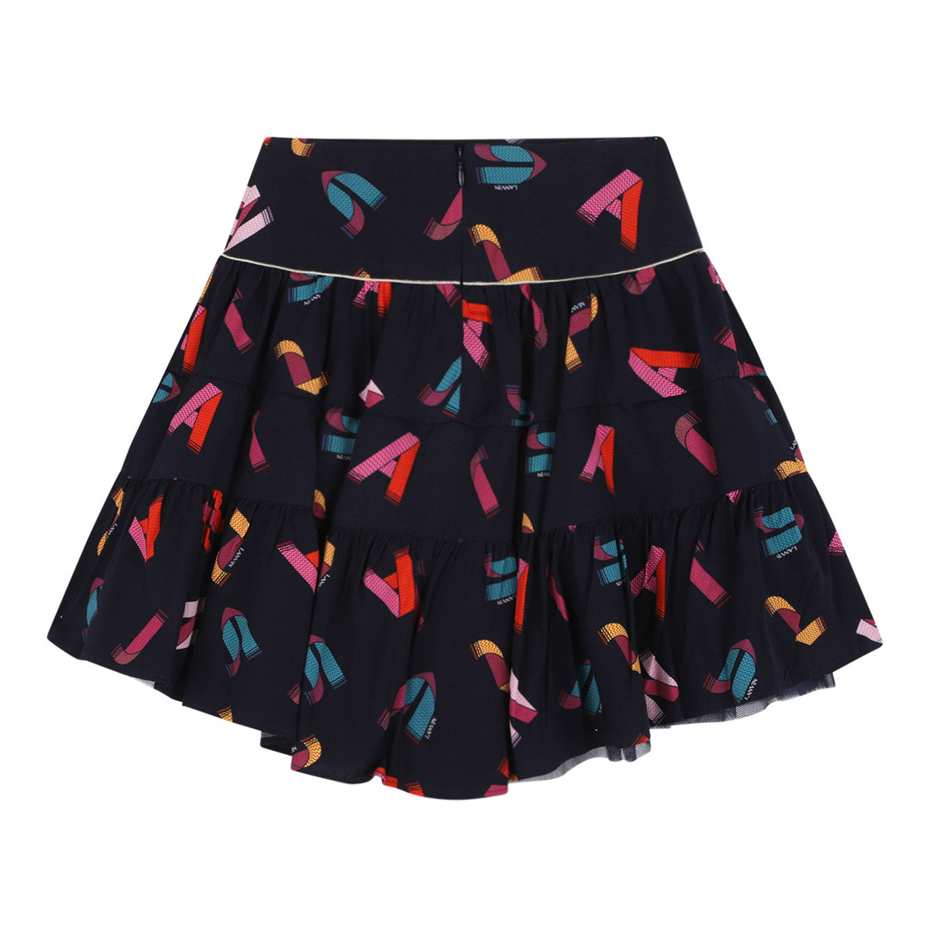 LANVIN Viscose Mini Skirt for Girls