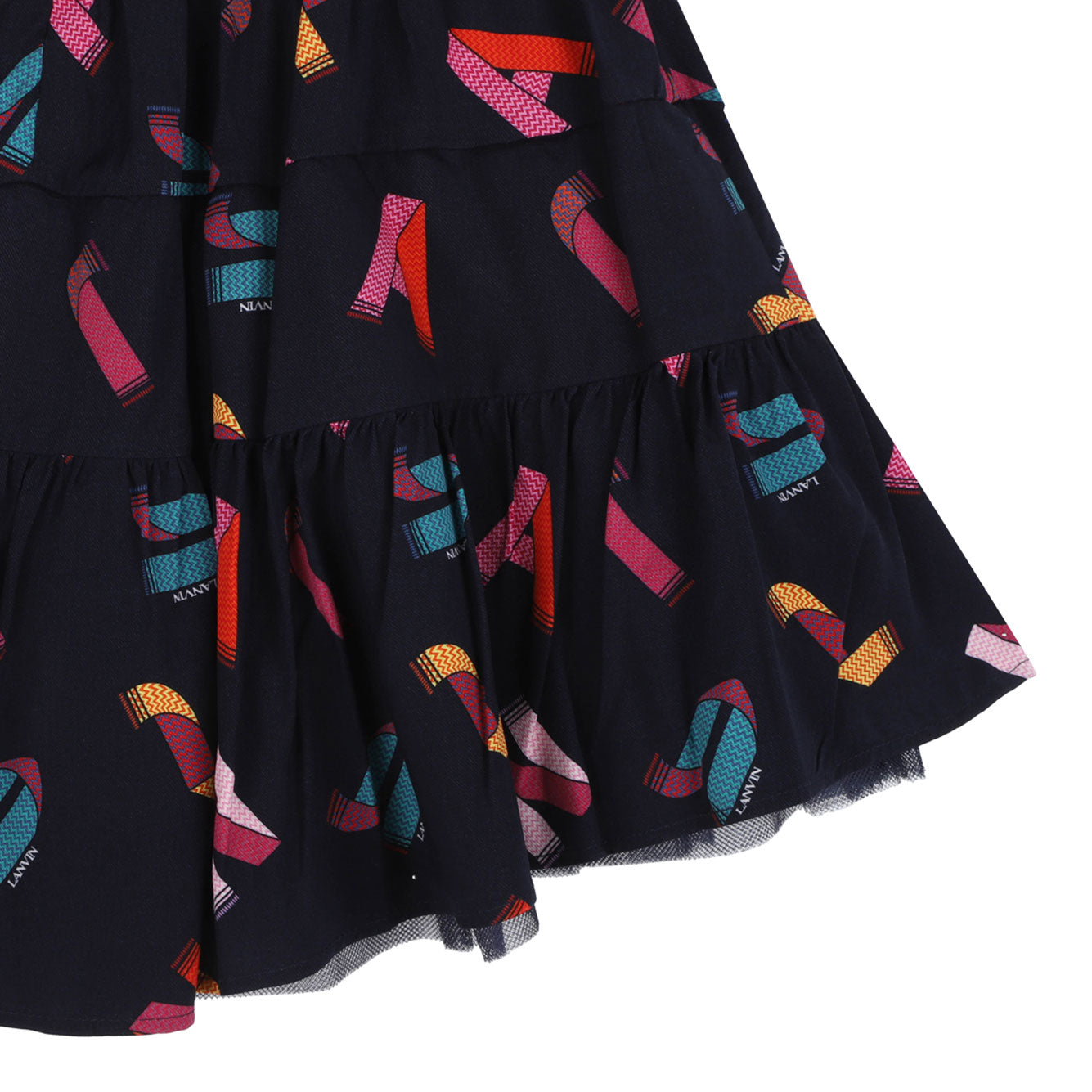 LANVIN Viscose Mini Skirt for Girls