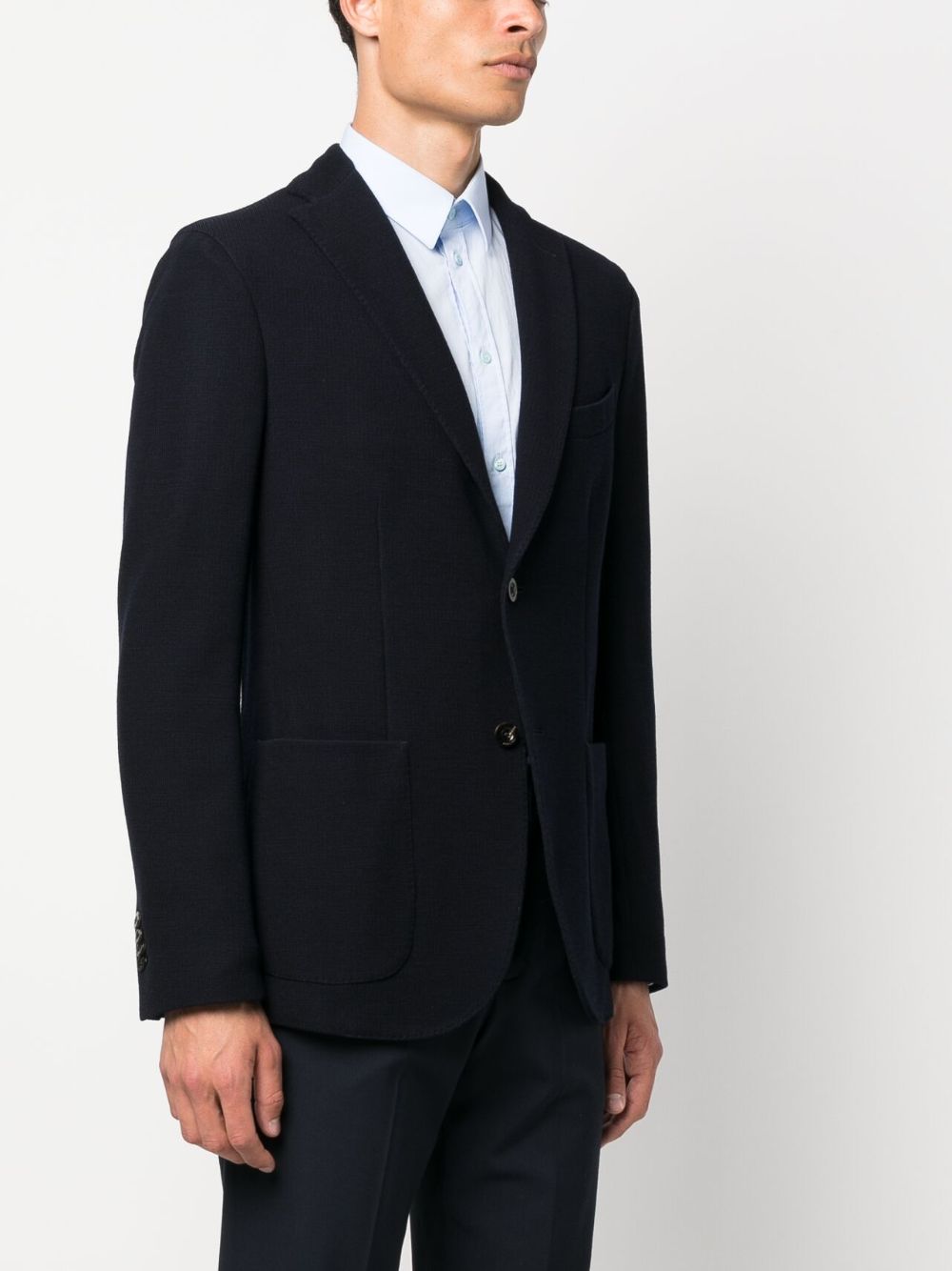 BOGLIOLI Tailored Wool-Cotton Blend Jacket for Men