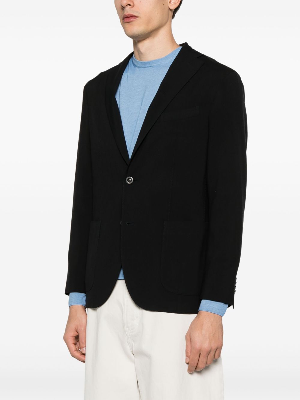 BOGLIOLI Men's Wool Single-Breasted Jacket