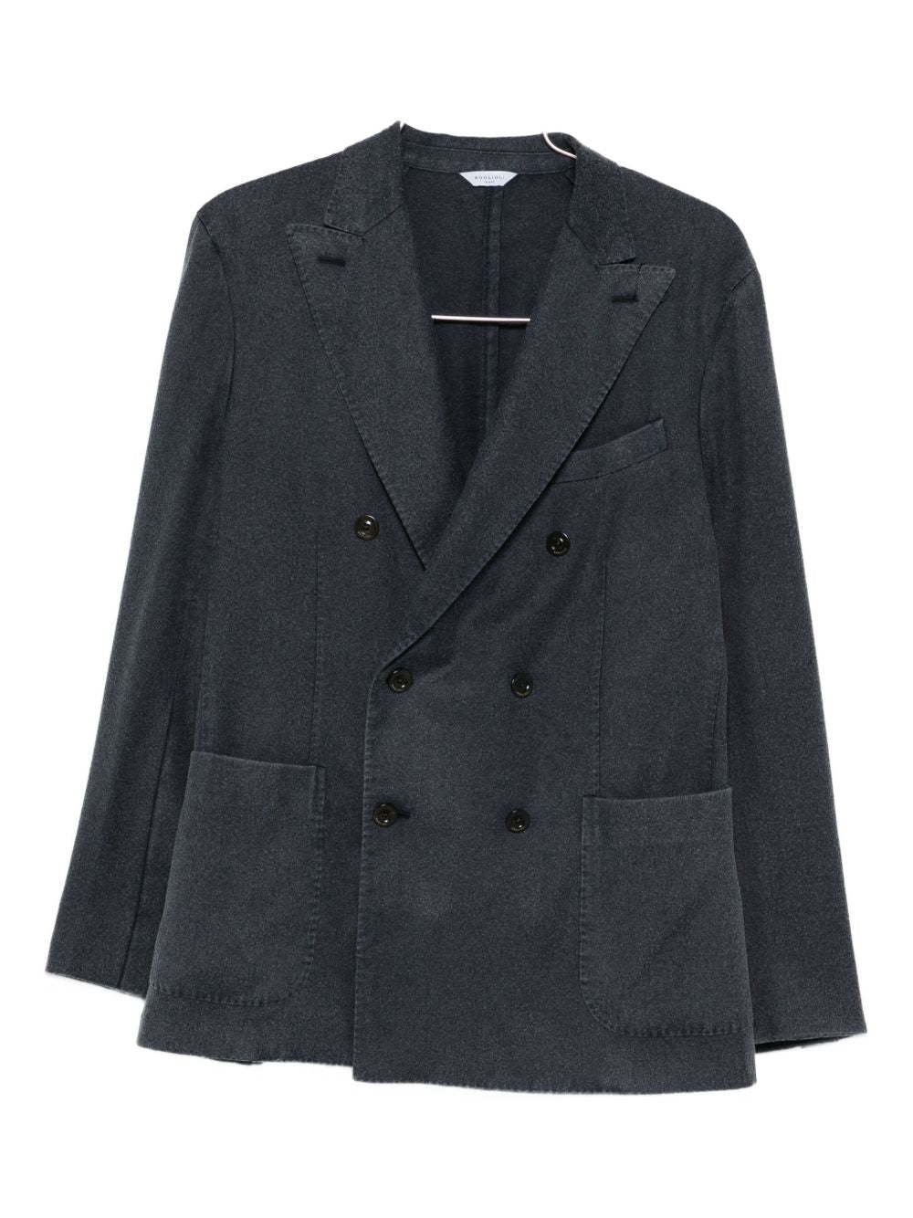 BOGLIOLI Double-Breasted Peak Lapels Coat for Men - FW25 Collection