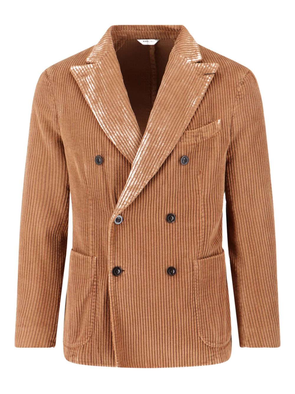 BOGLIOLI Men's Velvet Double-Breasted Jacket