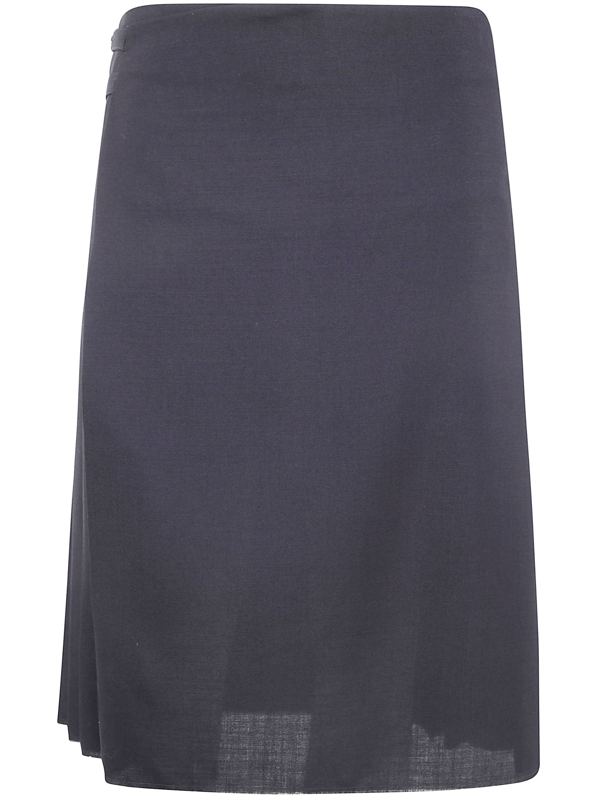 SAPIO Women's Kilt Skirt in Mohair Canvas