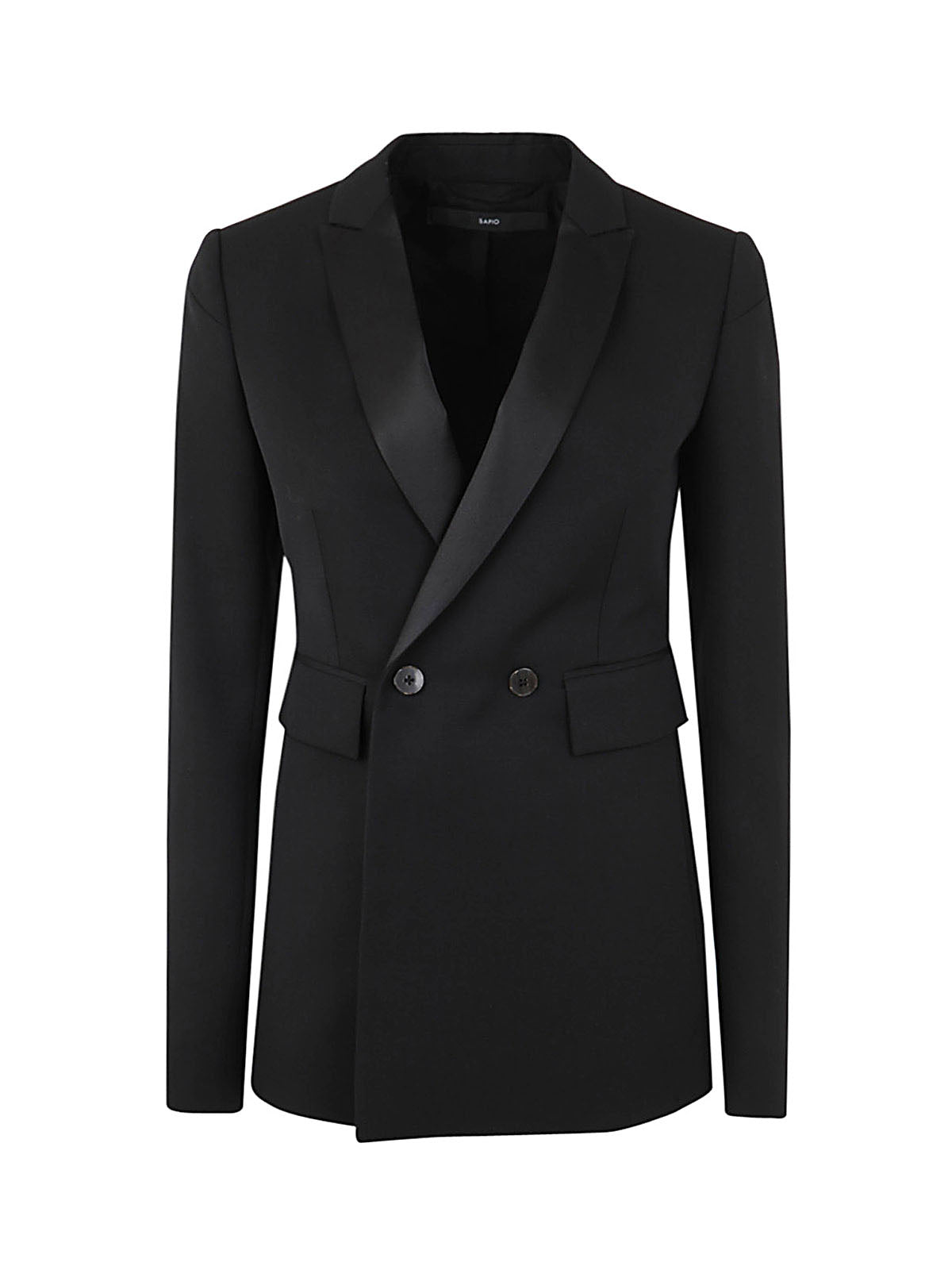 SAPIO Classic Women's Double Breasted Blazer Jacket