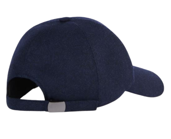 FAY Adjustable Cotton Flat Peak Hat for Men