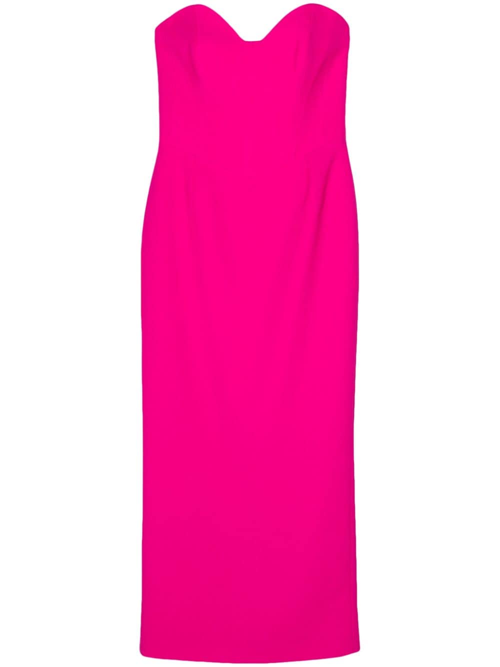 THE NEW ARRIVALS BY ILKYAZ OZEL Sweetheart Neck Strapless Pencil Midi Dress