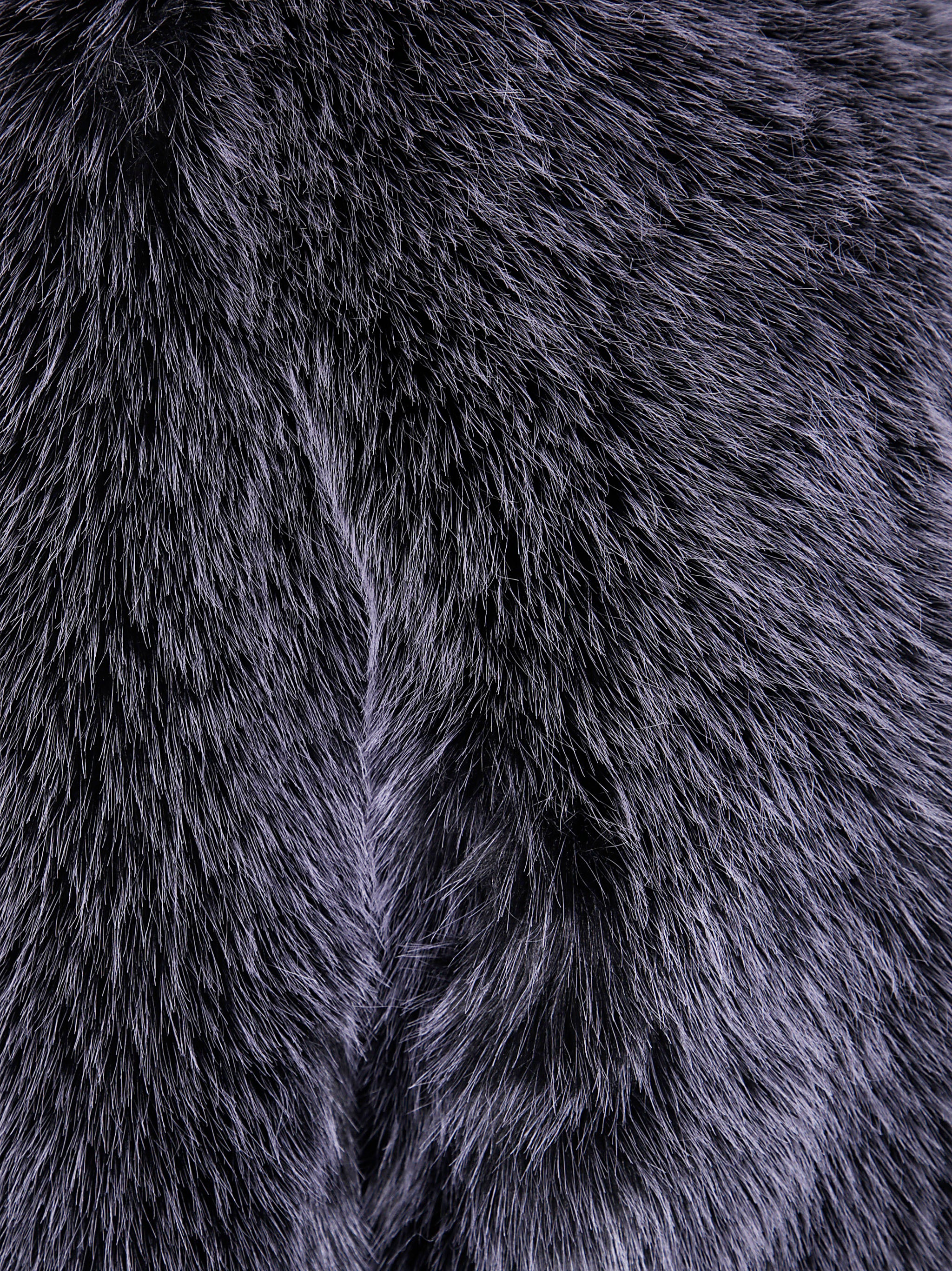 DRHOPE Mini Faux Fur Jacket for Women