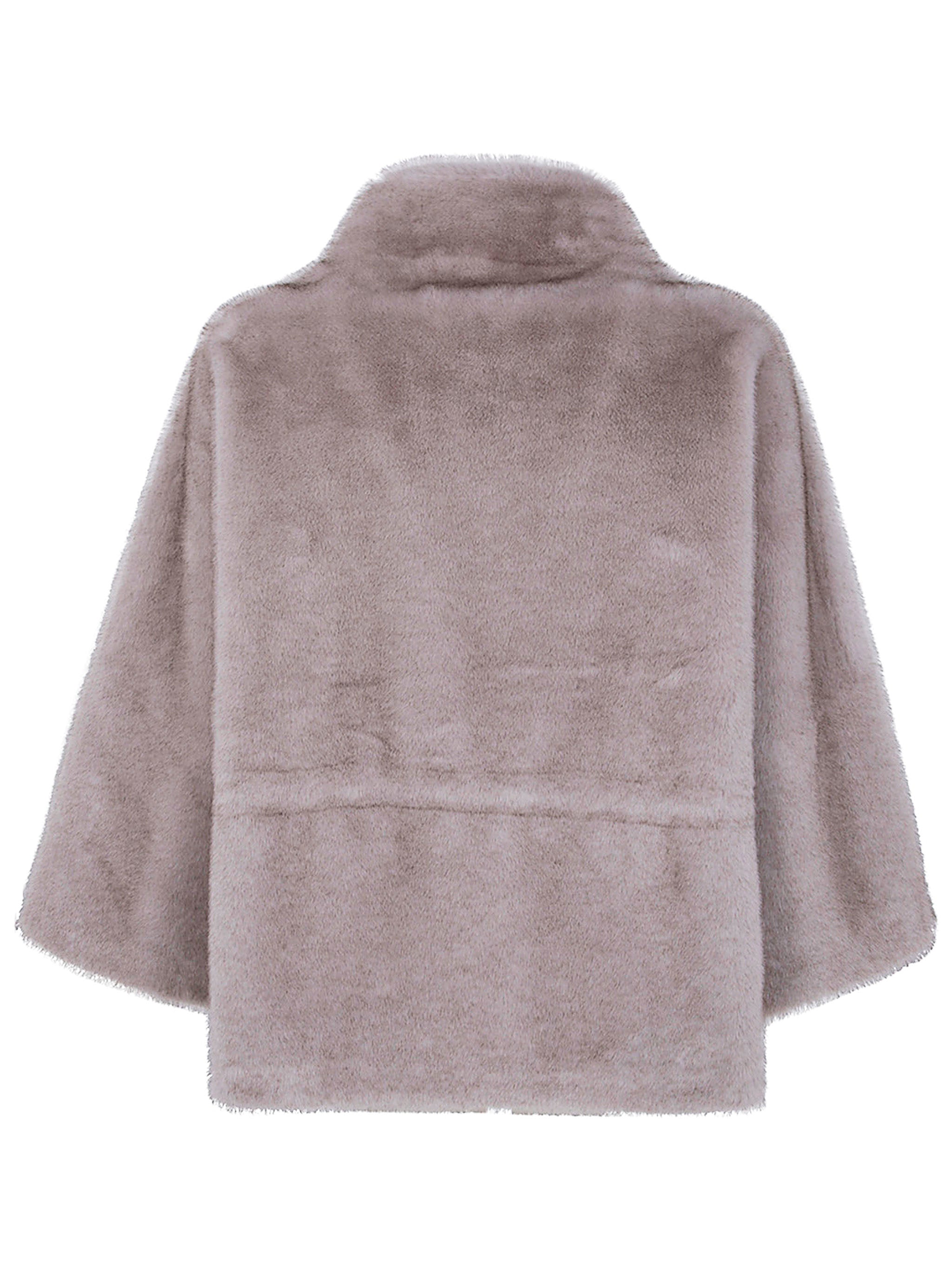 DRHOPE Luxurious Faux Fur Jacket for Women - Fall/Winter 2025